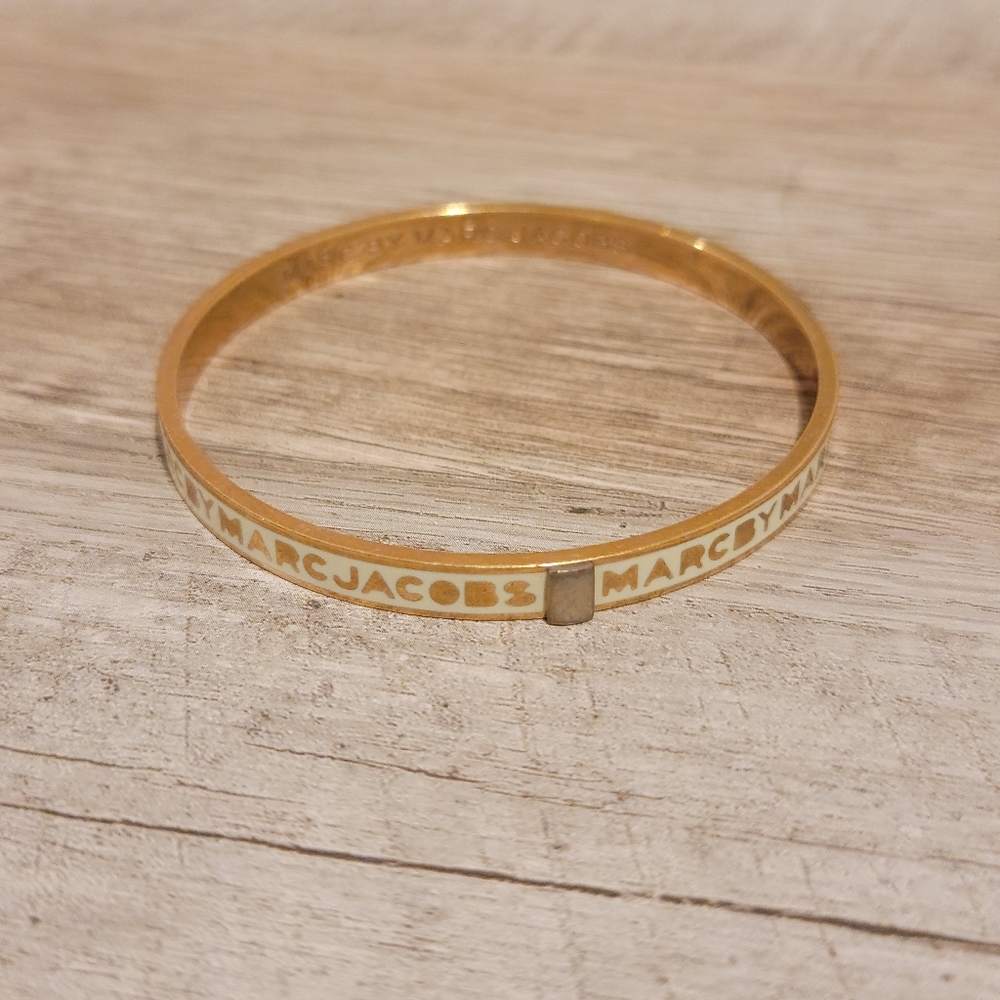 Marc By Marc Jacobs Skinny Logo Bangle Bracelet